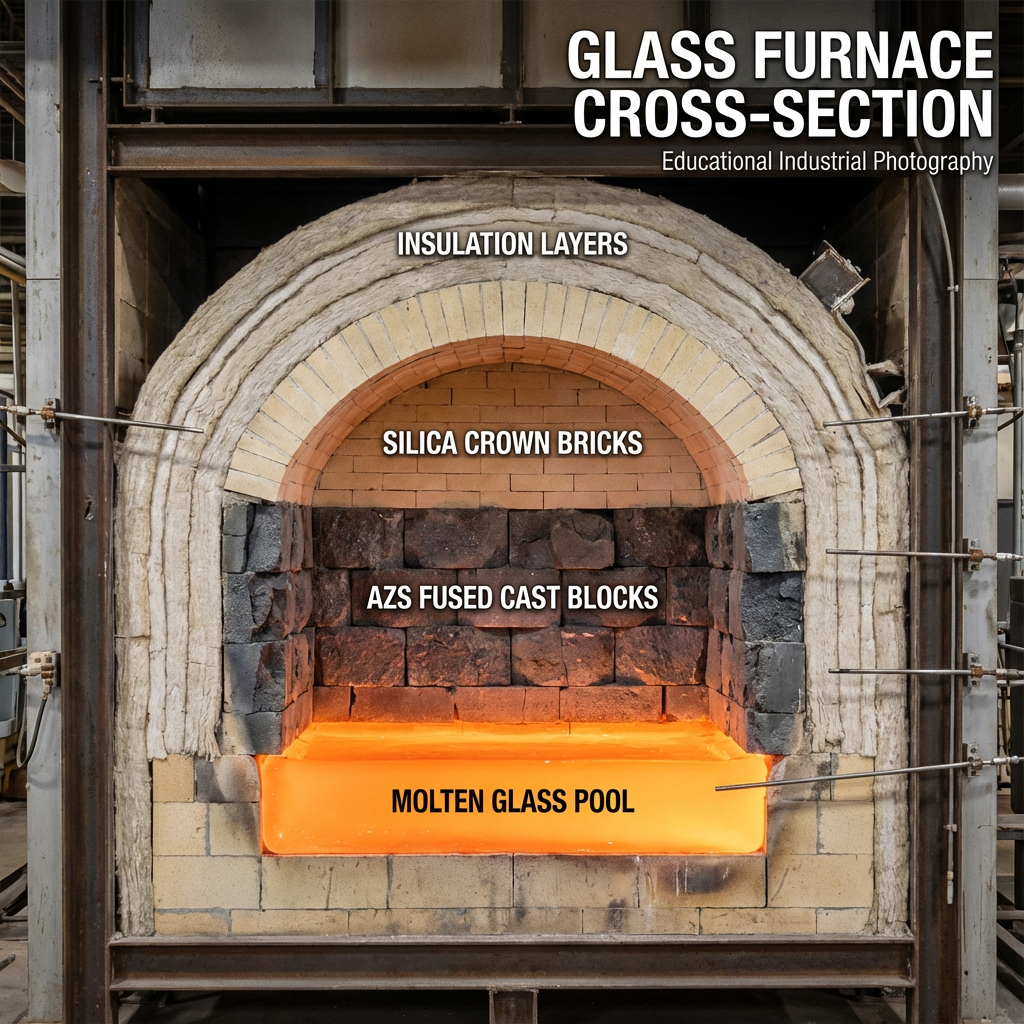 Glass Furnace Refractories